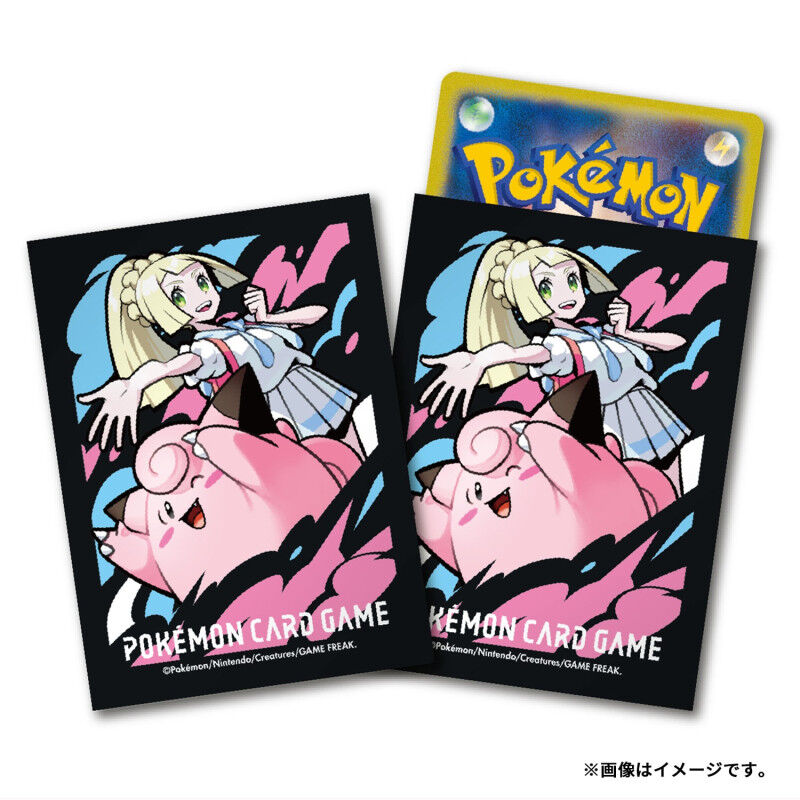 Pokemon Center Deck Sleeves Lillie & Clefairy